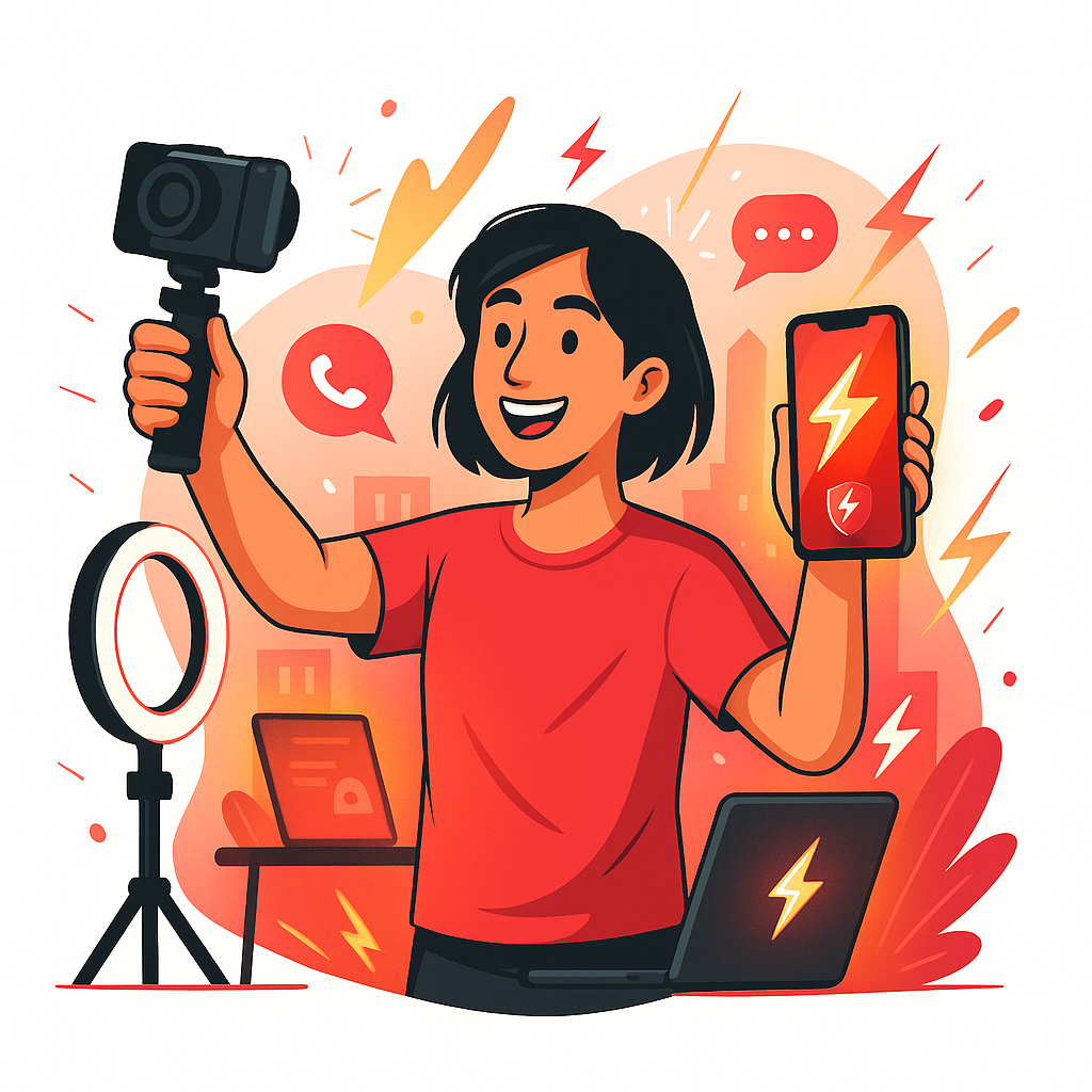 How Vloggers and Influencers Can Receive Brand Calls Without Using Their Real Number
