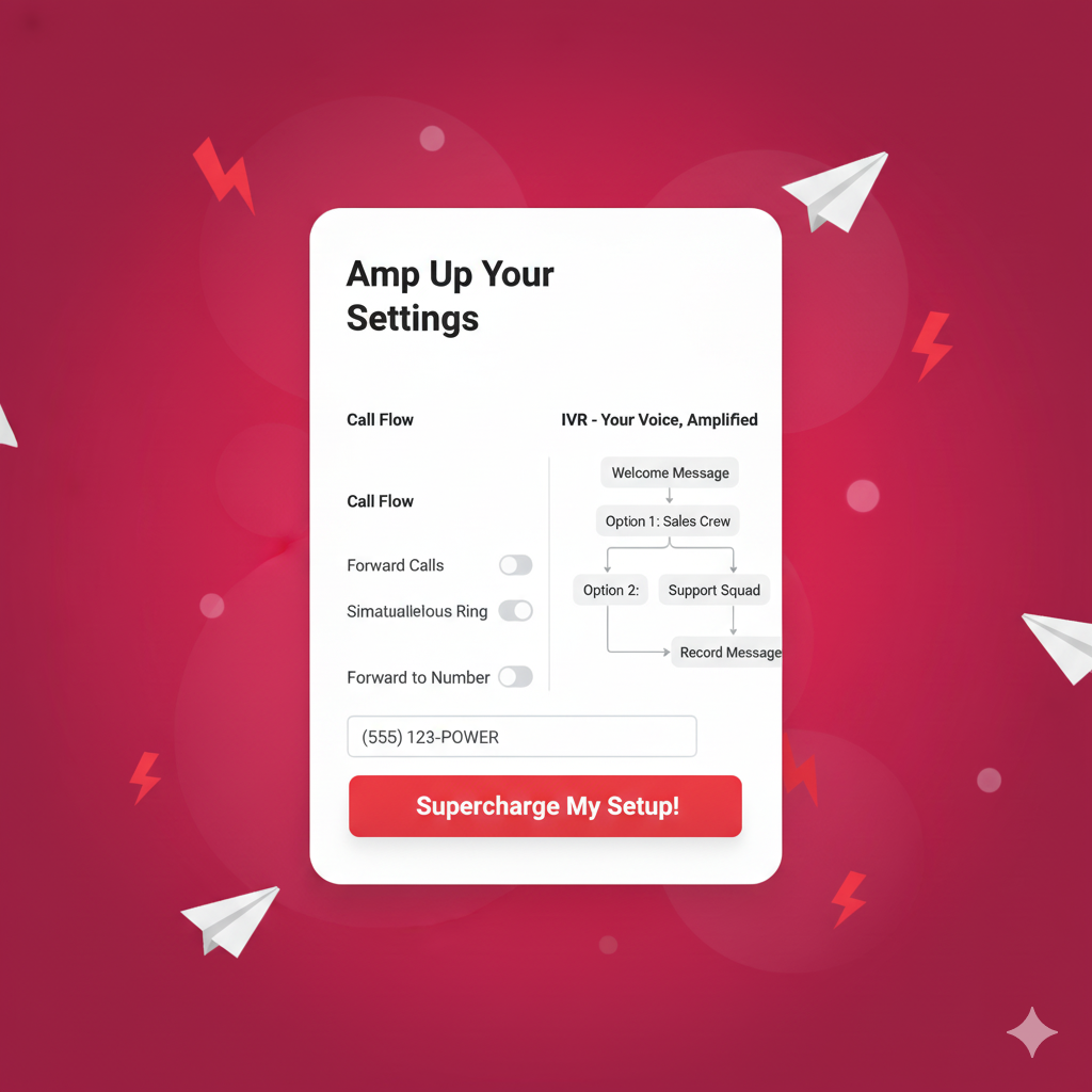 settings configuration screen